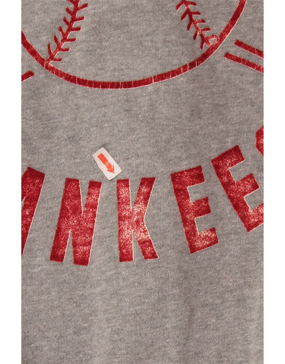 MAJESTIC Felpa con cappuccio e zip da donna dei New York Yankees UK 14 Grigio medio