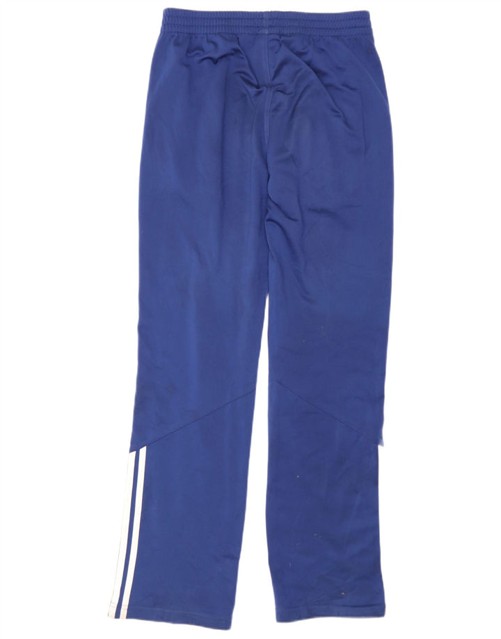 Pantaloni della tuta da ragazzo Adidas 13-14 anni in poliestere blu navy