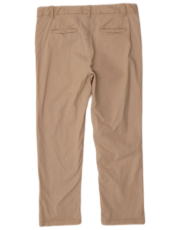 Pantaloni corti dritti da donna Fat Face UK 14 Large W32 L25 Cotone beige