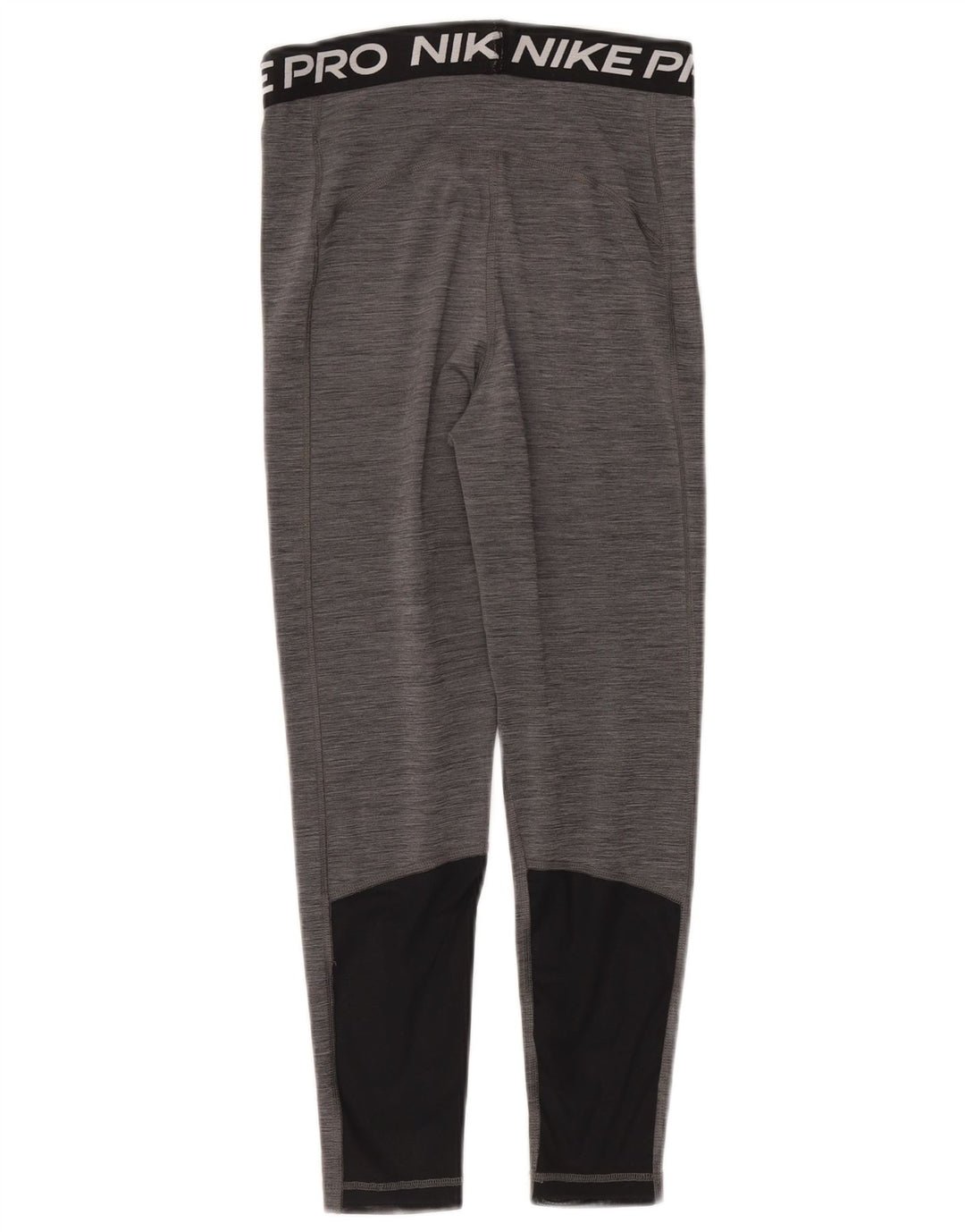 Leggings grafici Nike da donna Dri Fit UK 10 piccolo poliestere chiazzato grigio