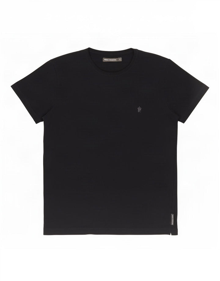 T-shirt da uomo French Connection Top grande in cotone nero