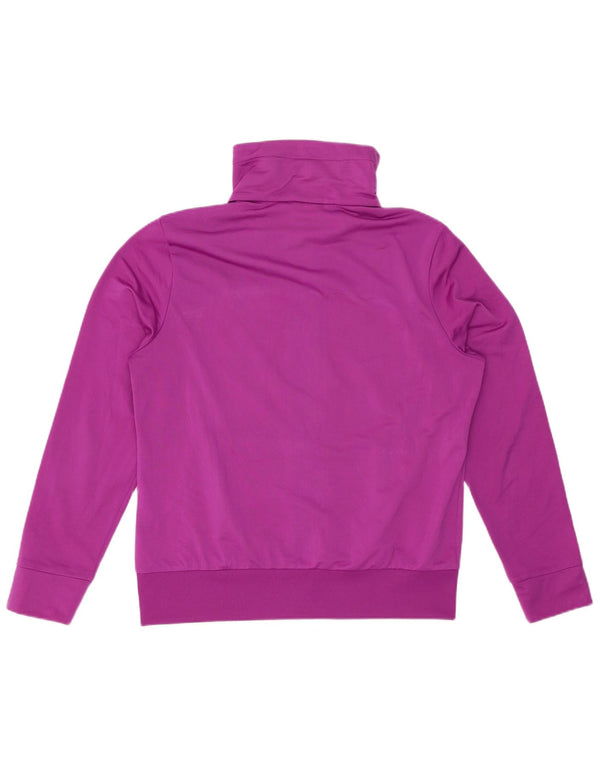 Giacca da tuta da donna PUMA UK 16 Large Viola Colourblock Poliestere