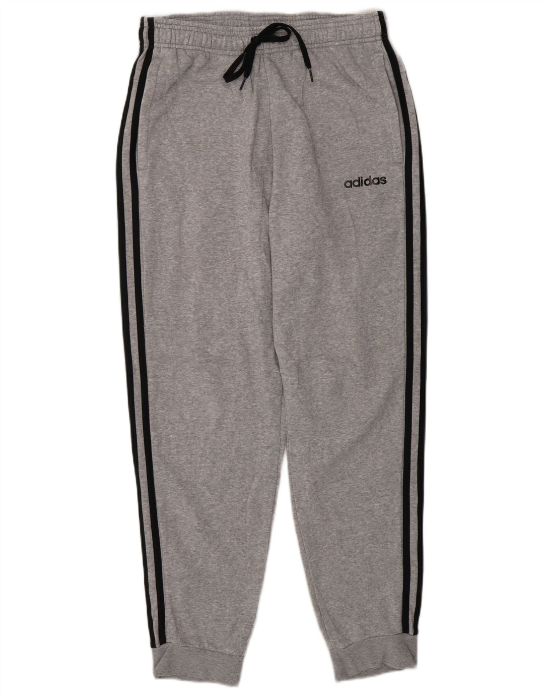 Pantaloni da tuta da uomo Adidas Joggers in cotone chiazzato grigio medio