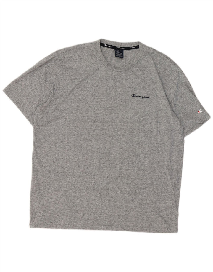 T-shirt da uomo Champion Top 4XL Grigia chiazzata