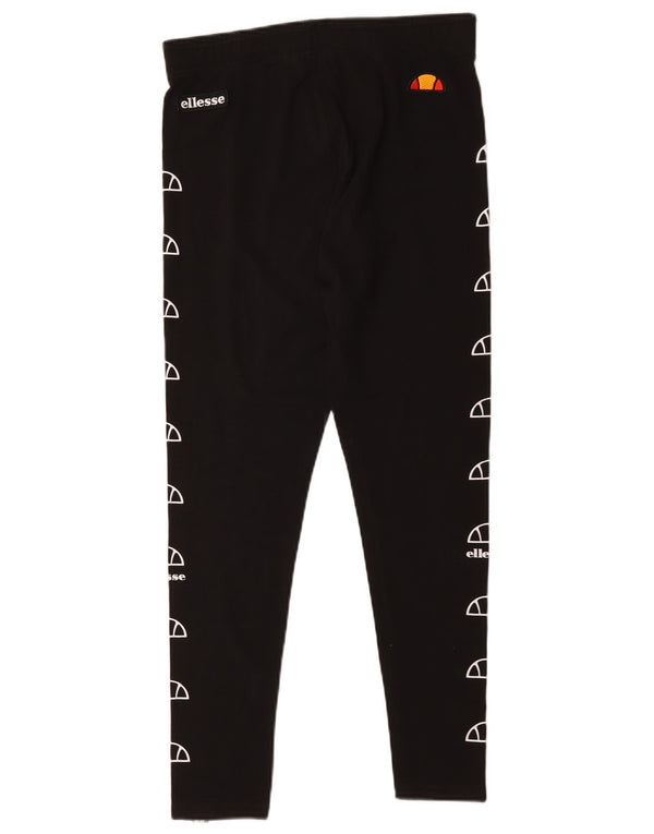 Leggings grafici da donna Ellesse UK 14 grandi neri