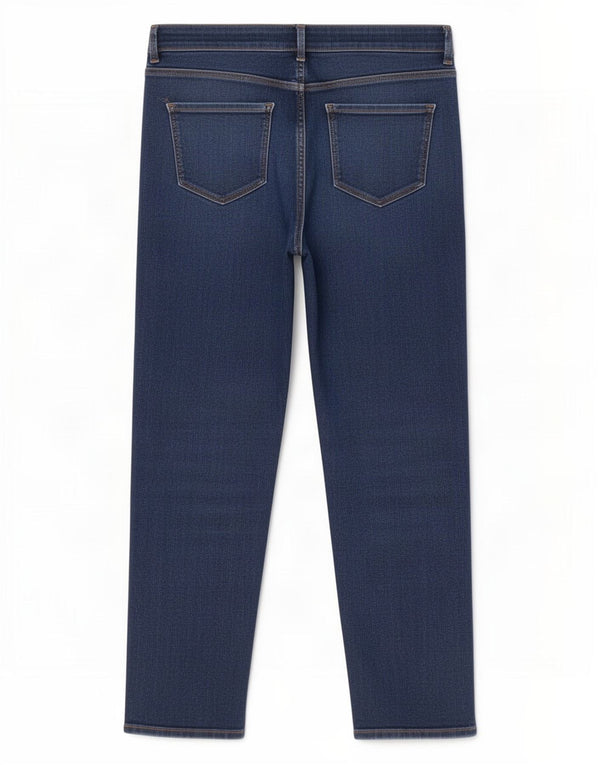 Marks & Spencer Donna The Harper Slim Jeans UK 14 Large W38 L25 Blu Navy