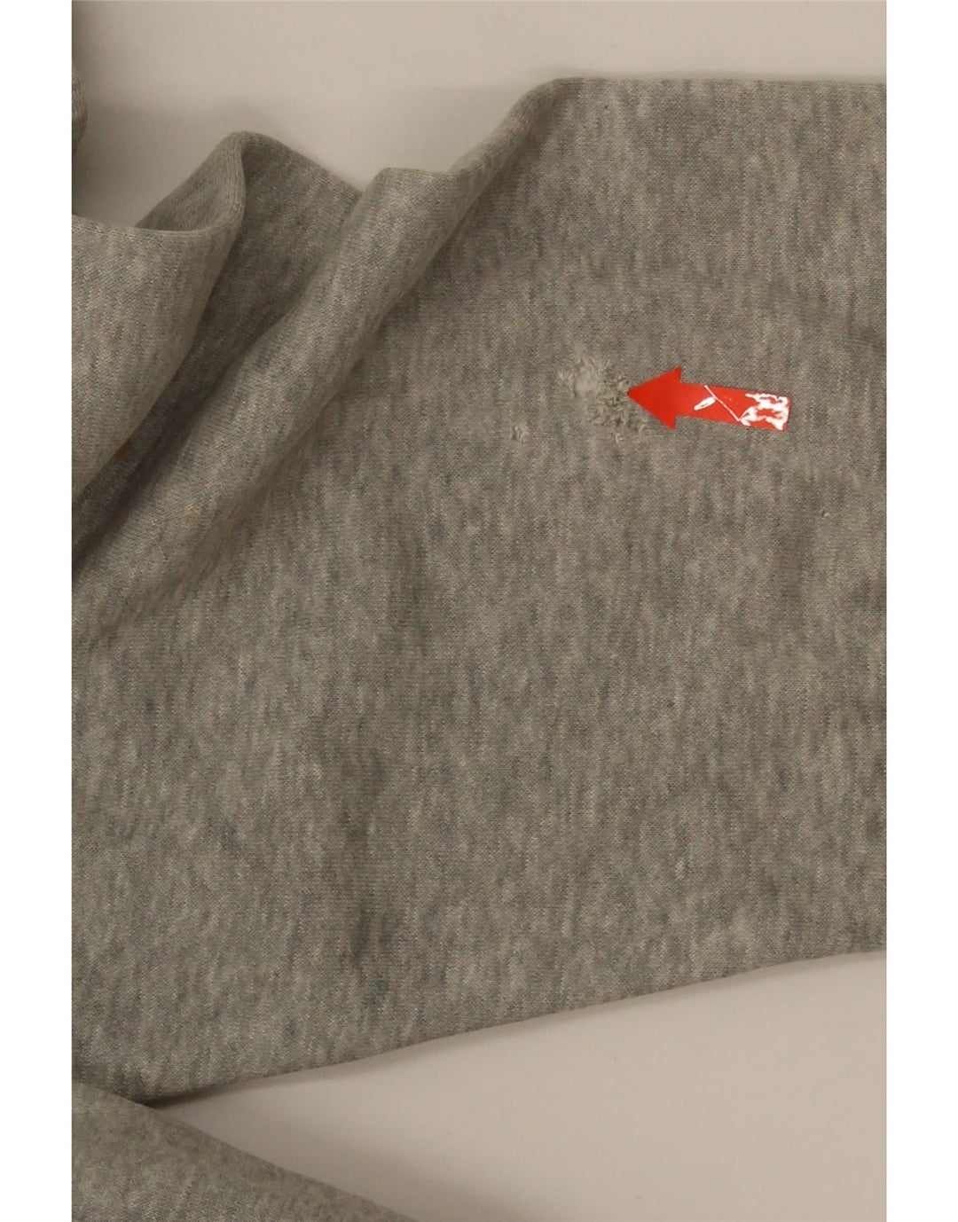 Felpa con cappuccio da uomo Nike in cotone mélange grigio medio