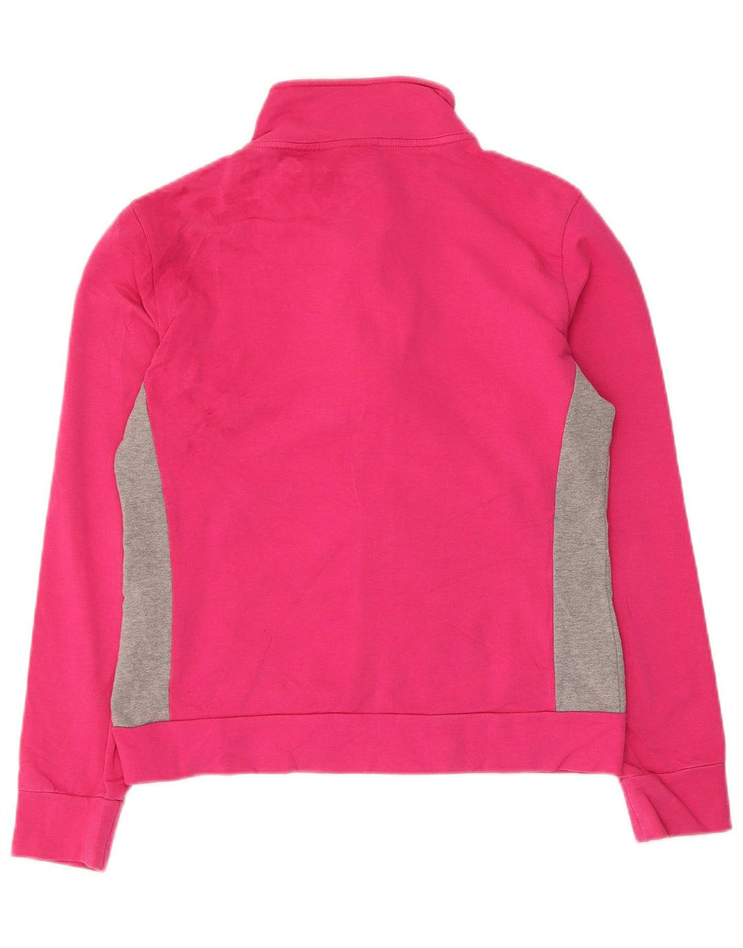 ELLESSE Giacca da tuta da donna UK 12 Cotone color block rosa medio