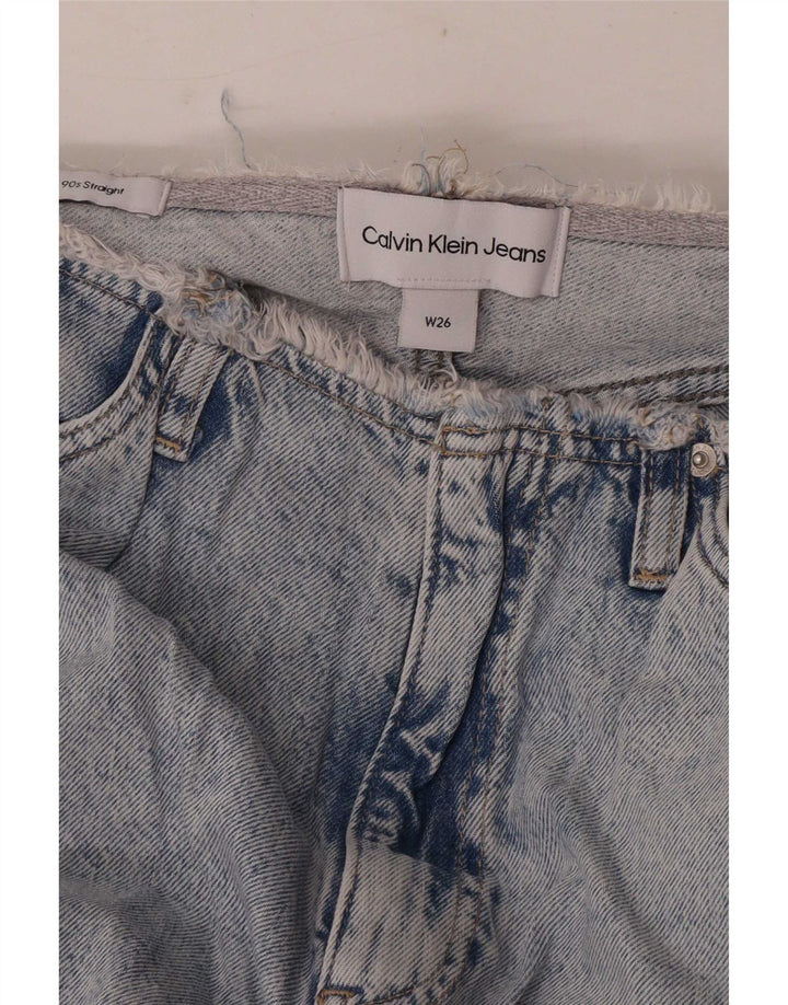 Jeans larghi da donna Calvin Klein W26 L30 Blu