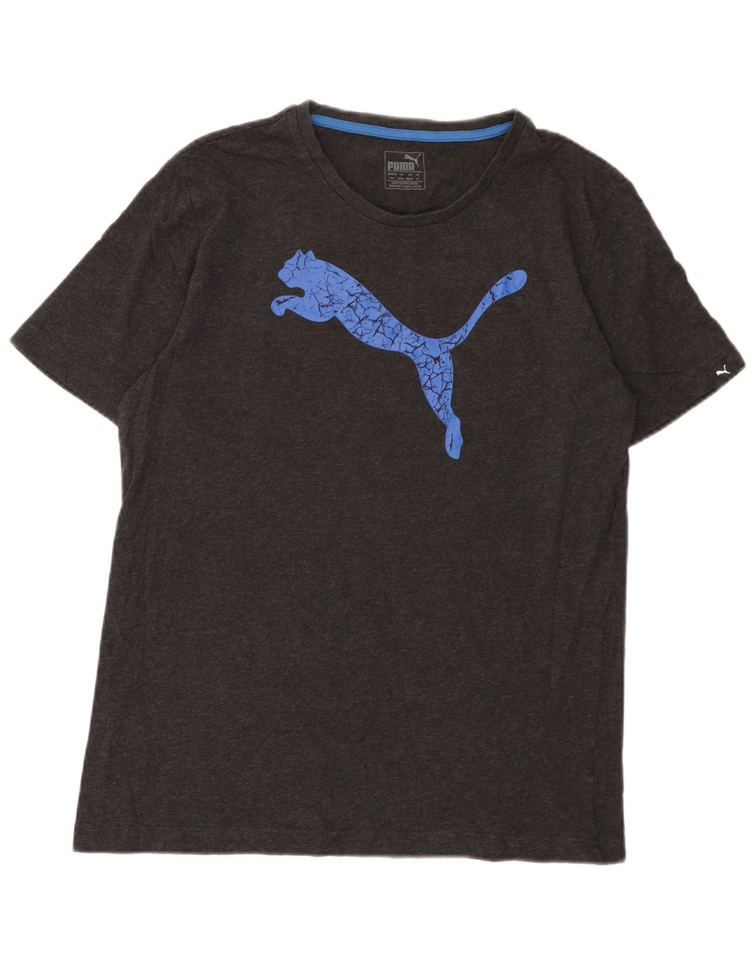 T-shirt grafica da uomo Puma Top grigio medio