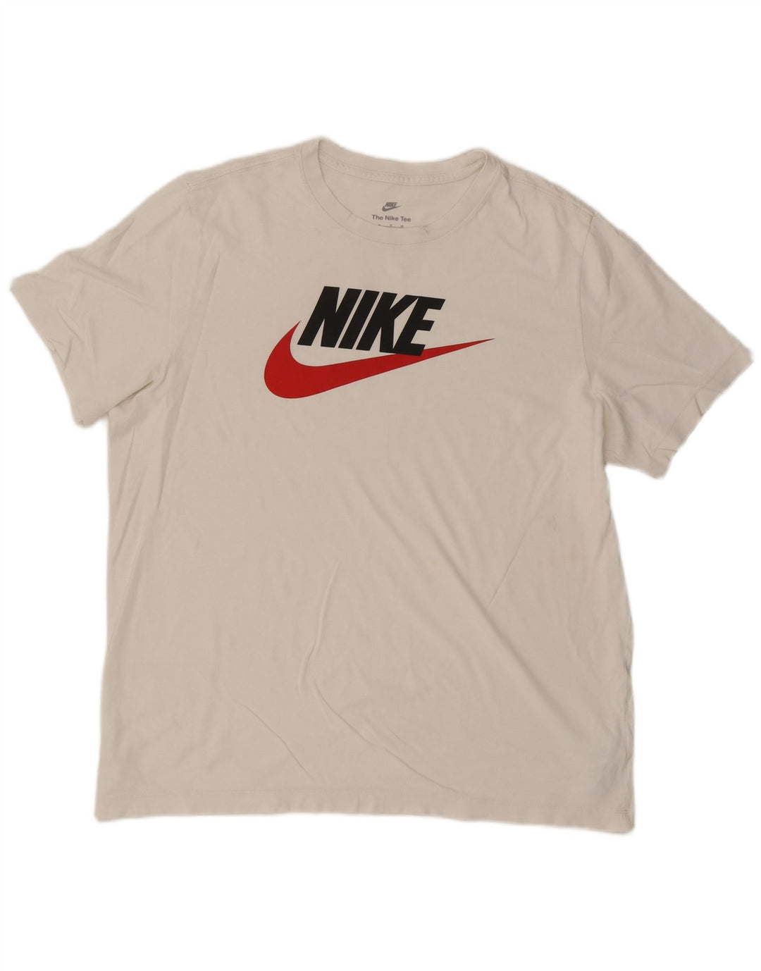 T-shirt grafica da uomo Nike Top XL in cotone bianco