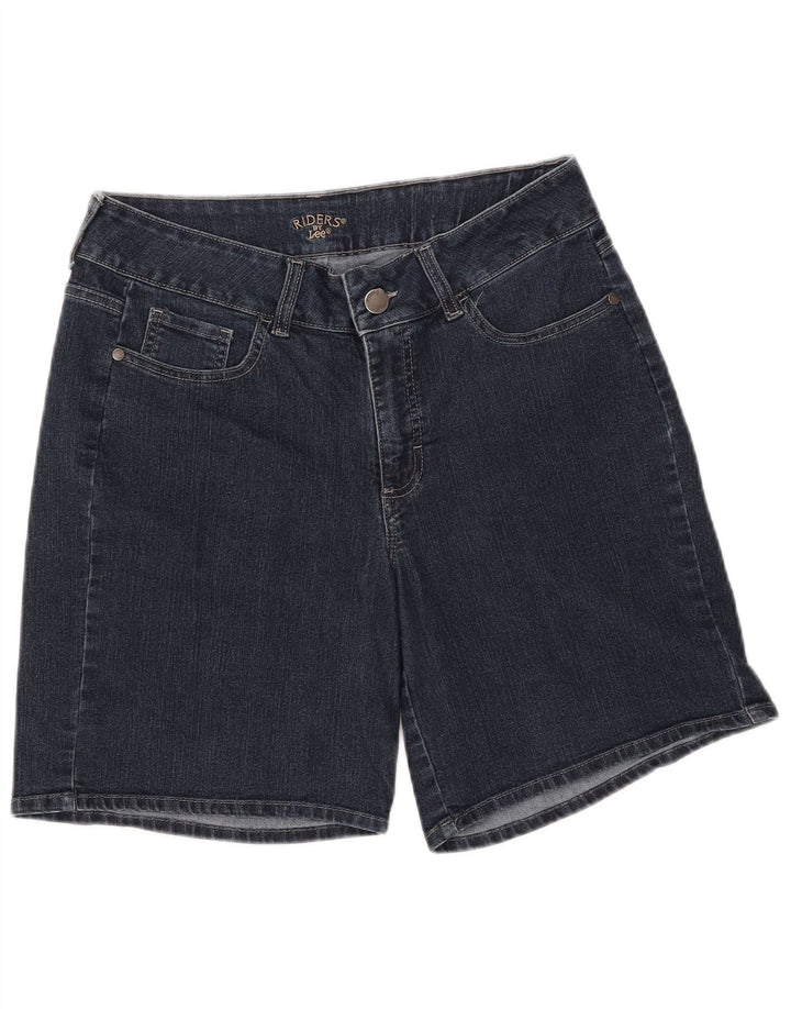 Pantaloncini di jeans LEE Riders da donna W32 Large Blu Navy
