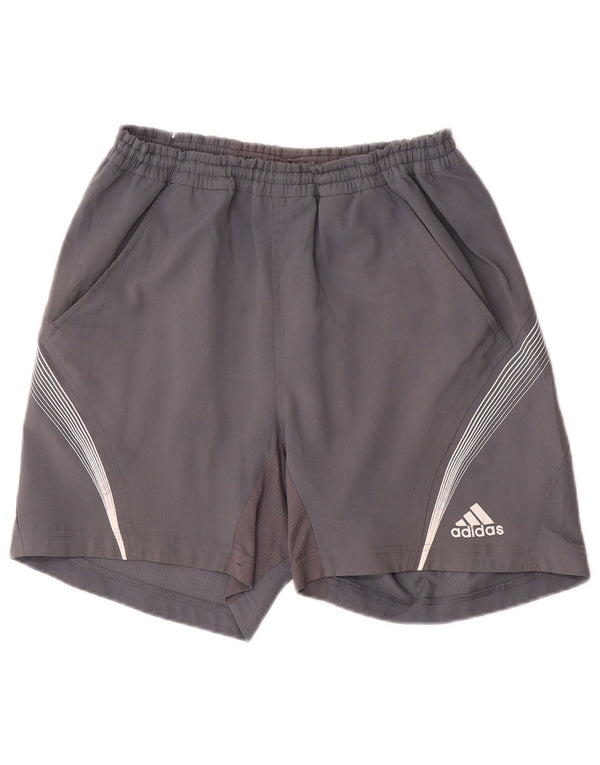 Pantaloncini sportivi Adidas Clima 365 da uomo piccoli in poliestere grigio