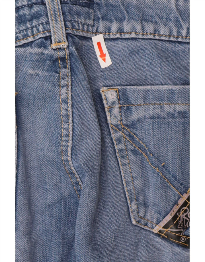 Jeans dritti da donna Roy Rogers W30 L34 cotone blu