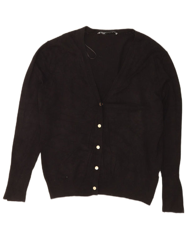 Maglione cardigan da donna Zara UK 14 grande nero