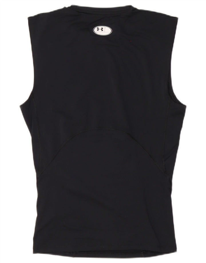 Canottiera Under Armour da uomo Heat Gear, grande, in poliestere nero
