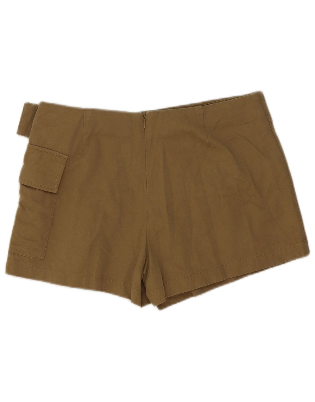 Pantaloncini cargo Zara da donna medi W28 cotone kaki