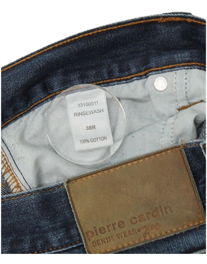 Jeans dritti da uomo Pierre Cardin W38 L30 cotone blu