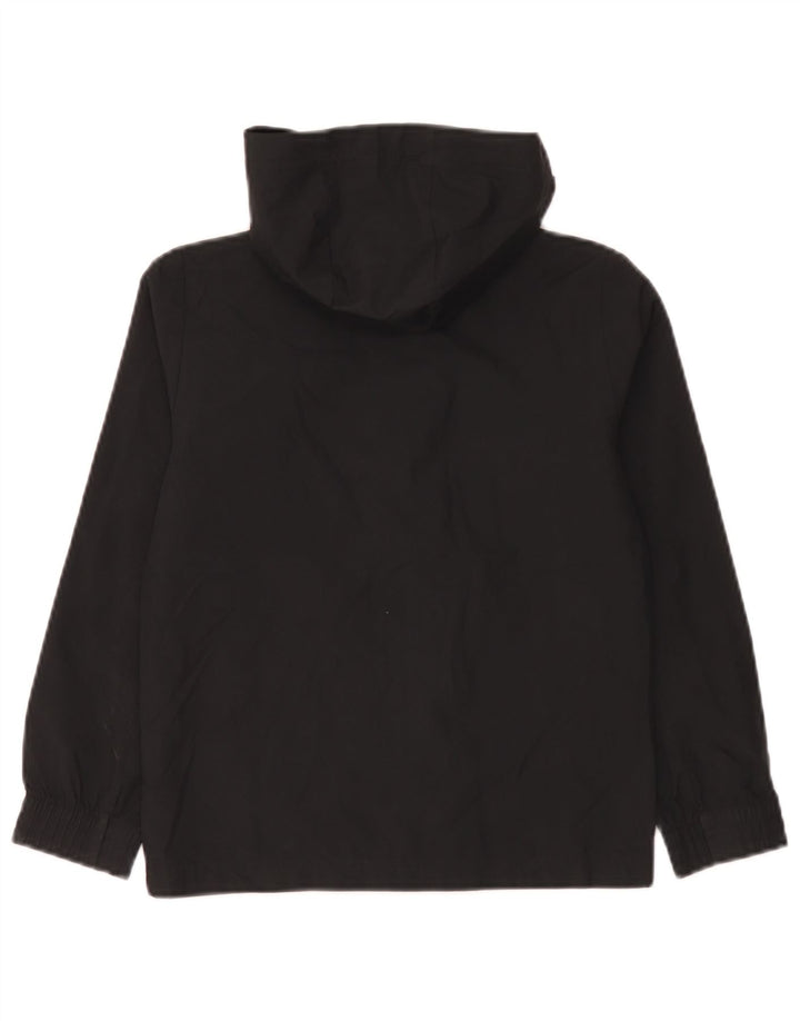 Giacca antipioggia con cappuccio Adidas da ragazzo 7-8 anni in poliestere nero