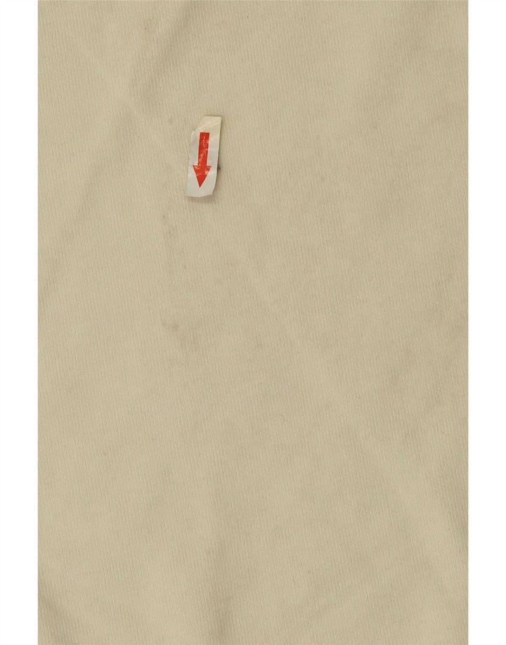 Levi's Donna Felpa oversize con grafica Maglione UK 10 Piccolo Cotone bianco