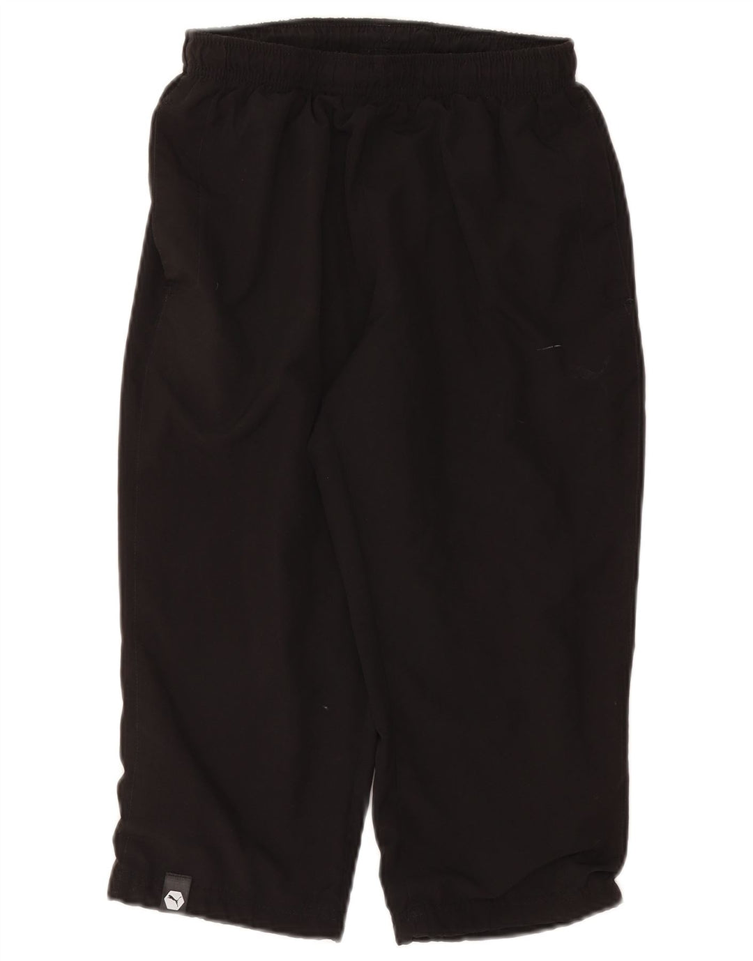 Pantaloni da tuta Puma Graphic Capri da donna UK 10 Small Neri