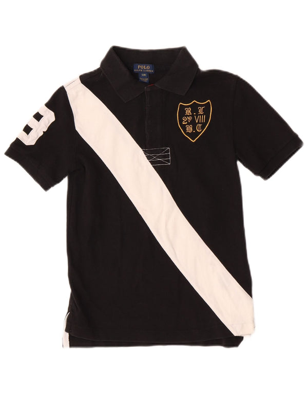 Polo Ralph Lauren Polo grafica per ragazzi 7-8 anni Small Black Colourblock