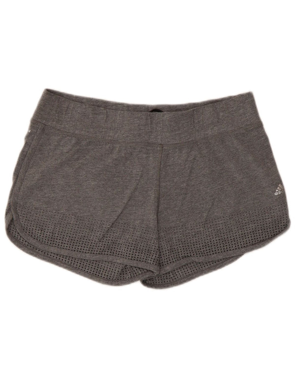 Pantaloncini sportivi Adidas Climacool da donna UK 16/18 Grande grigio maculato