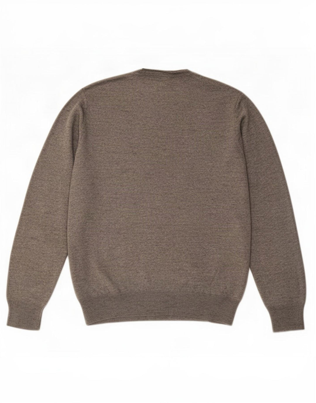 Maglione maglione girocollo da uomo Fred Perry grigio medio chiazzato