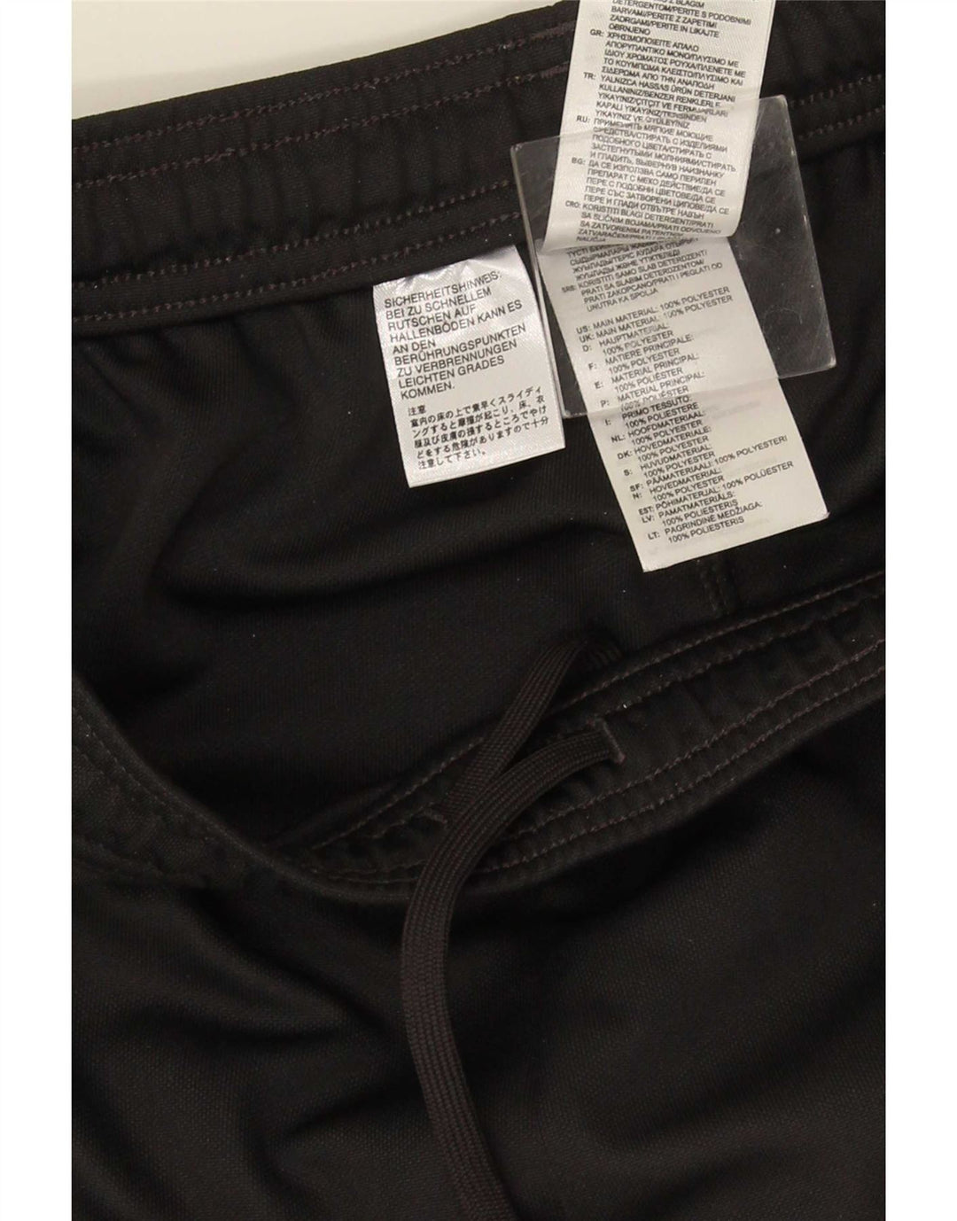 Pantaloni da tuta messicani Adidas da uomo piccoli in poliestere grigio