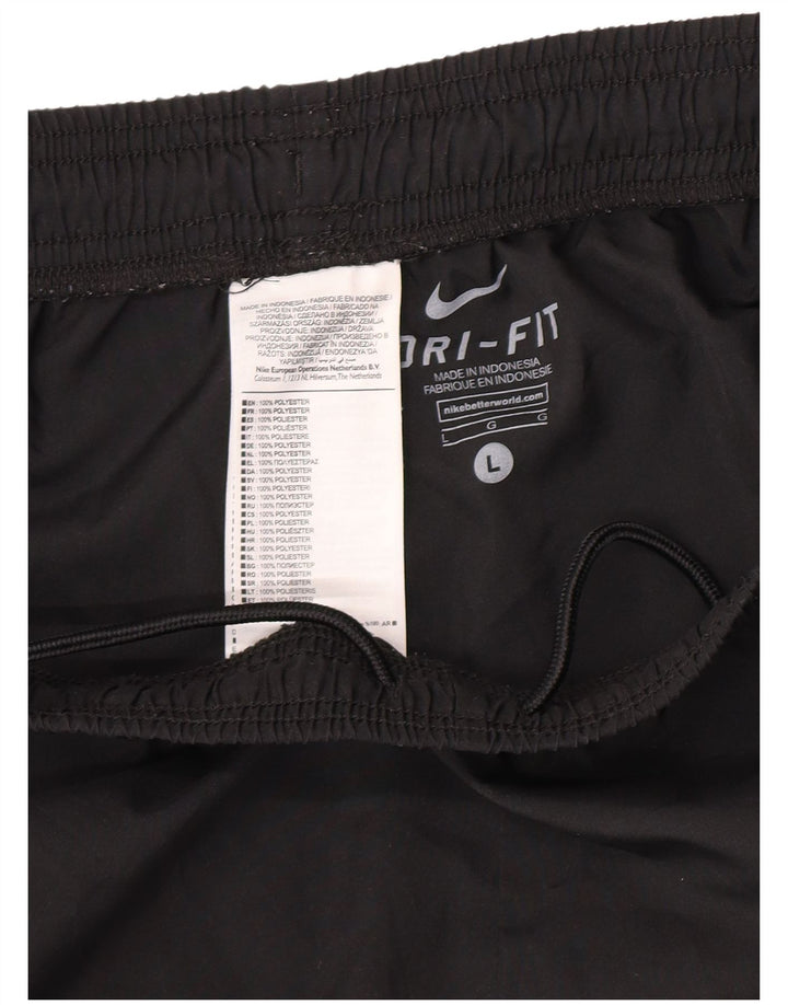 Pantaloncini sportivi Nike Ascoli Calcio 1898 da uomo, grandi, in poliestere nero