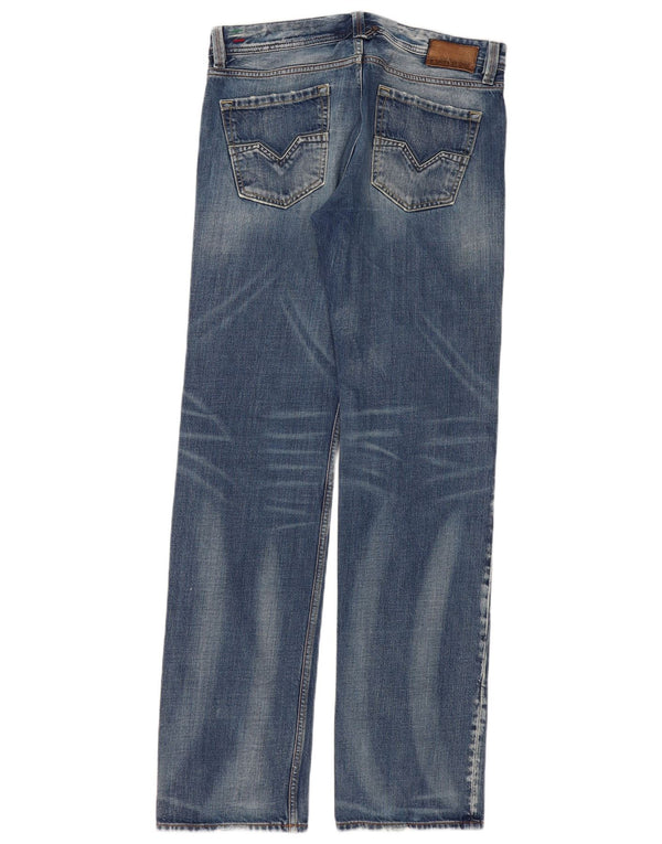 DIESEL Jeans dritti da uomo Larkee W32 L34 cotone blu