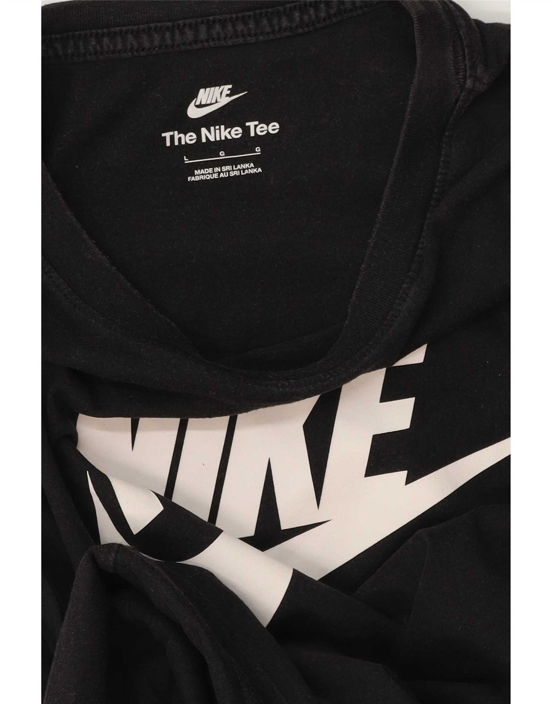 T-shirt grafica Nike da uomo grande nera