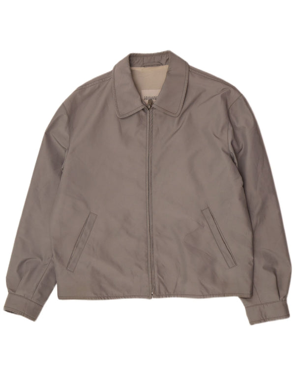 Giubbotto Bomber Uomo Trussardi IT 52 XL Grigio Poliestere Classico