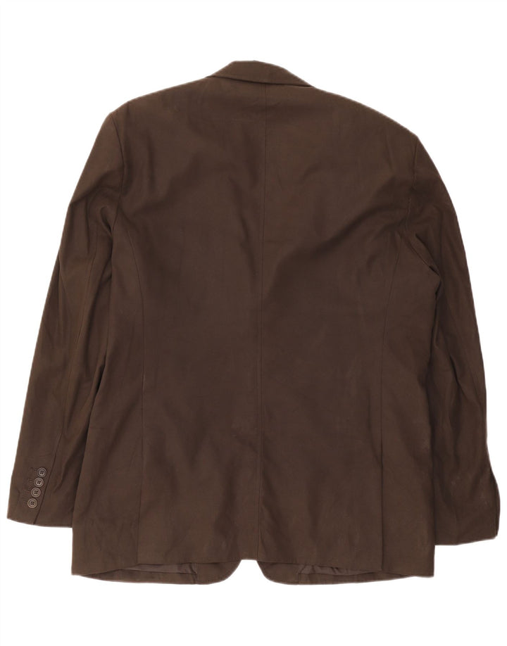Giacca blazer da uomo a 2 bottoni Zara EU 54 XL Marrone