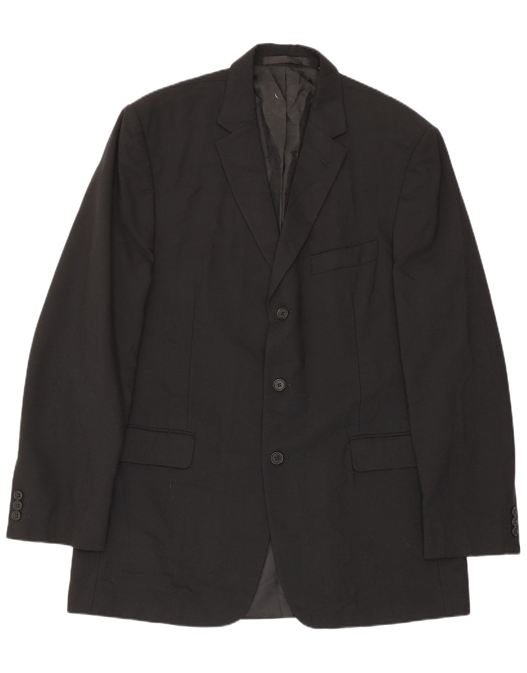 Giacca blazer a 3 bottoni da uomo Marks & Spencer UK 40 grande nera