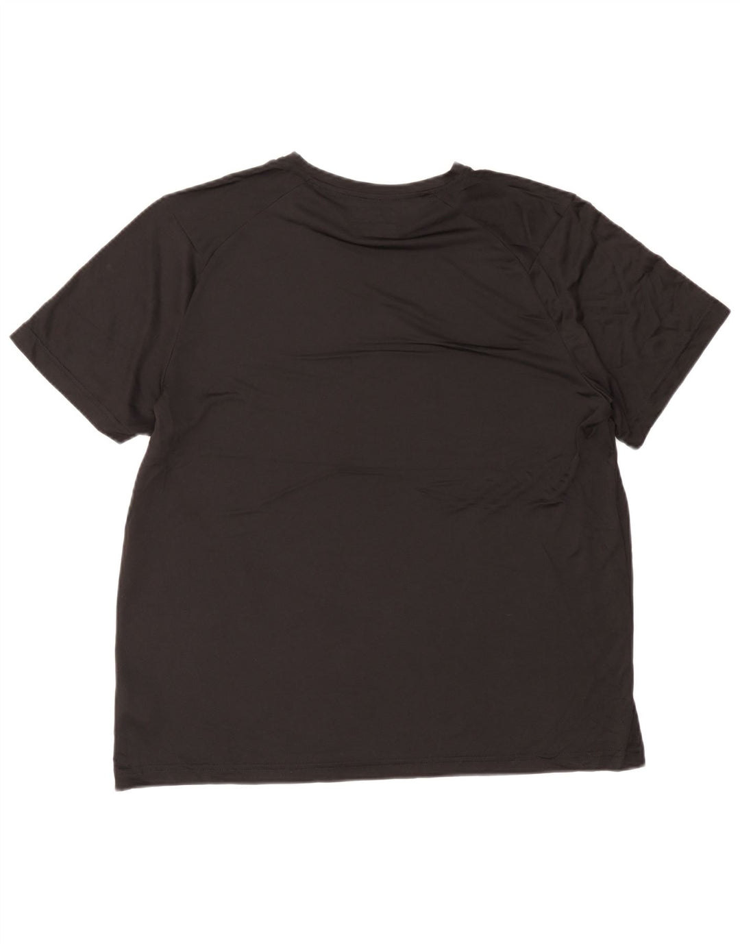 T-shirt da uomo Russell Athletic Top grande sportivo in poliestere nero