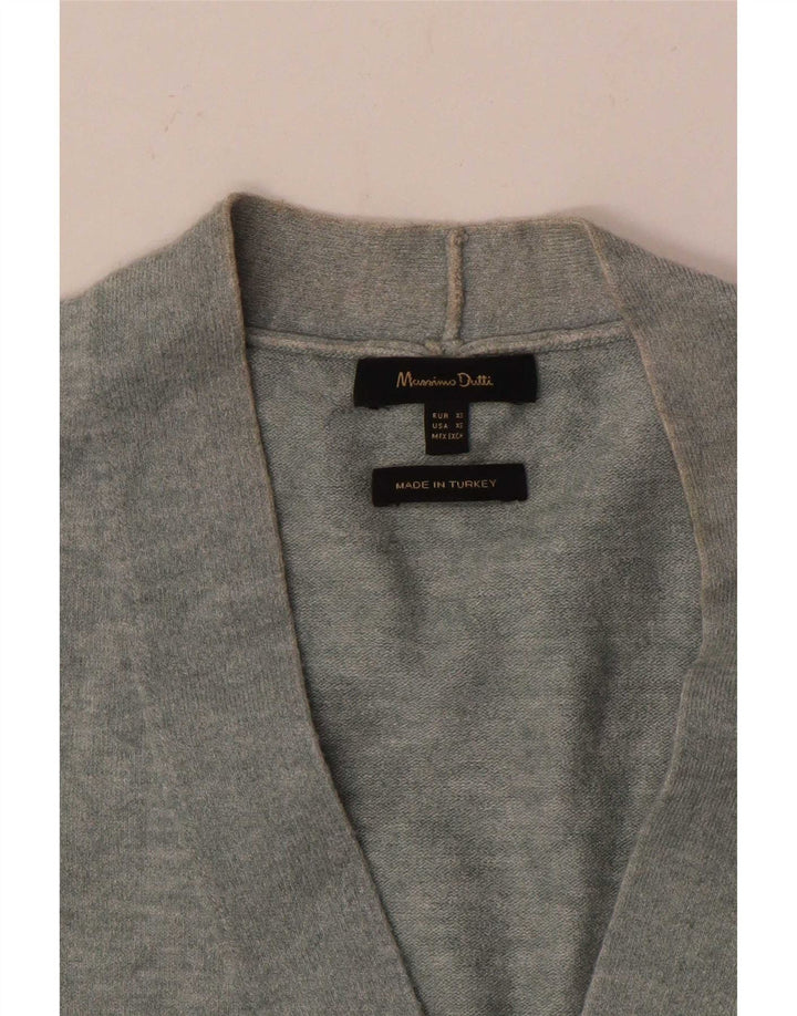 Maglione cardigan oversize da donna Massimo Dutti UK 6 XS Grigio