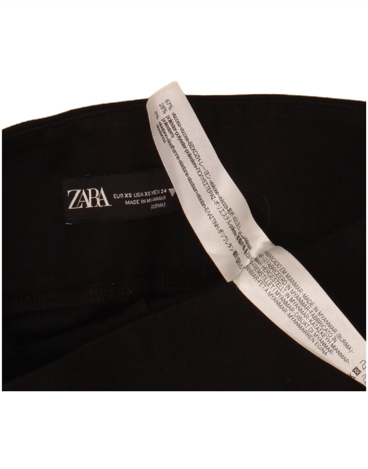 Leggings Zara da donna UK 6 XS viscosa nera