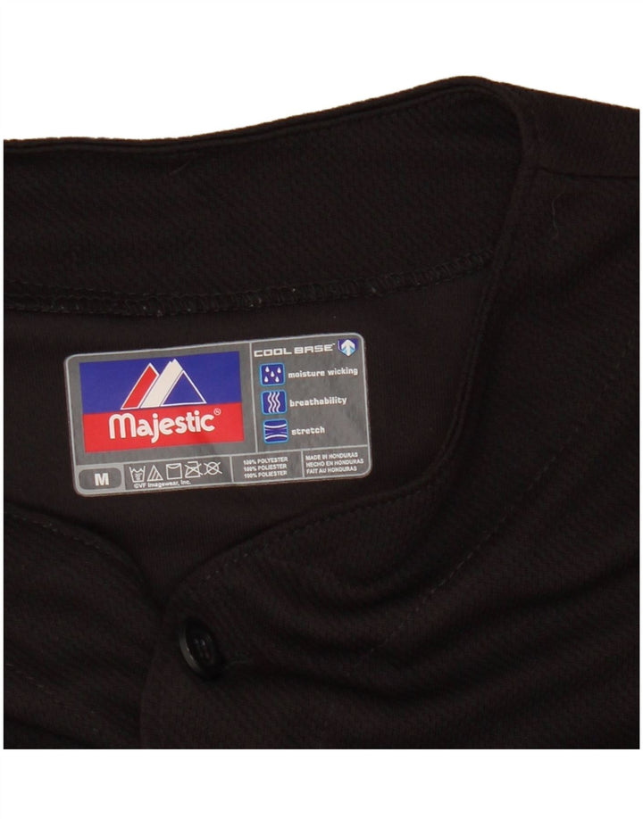 Maglia grafica MAJESTIC da ragazzo Colorado Rockies 13-14 anni, colore nero medio