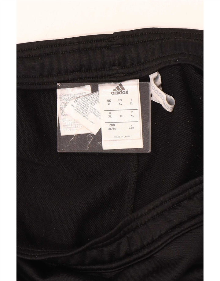 Pantaloni da tuta Adidas da uomo del Real Madrid XL in poliestere color block nero