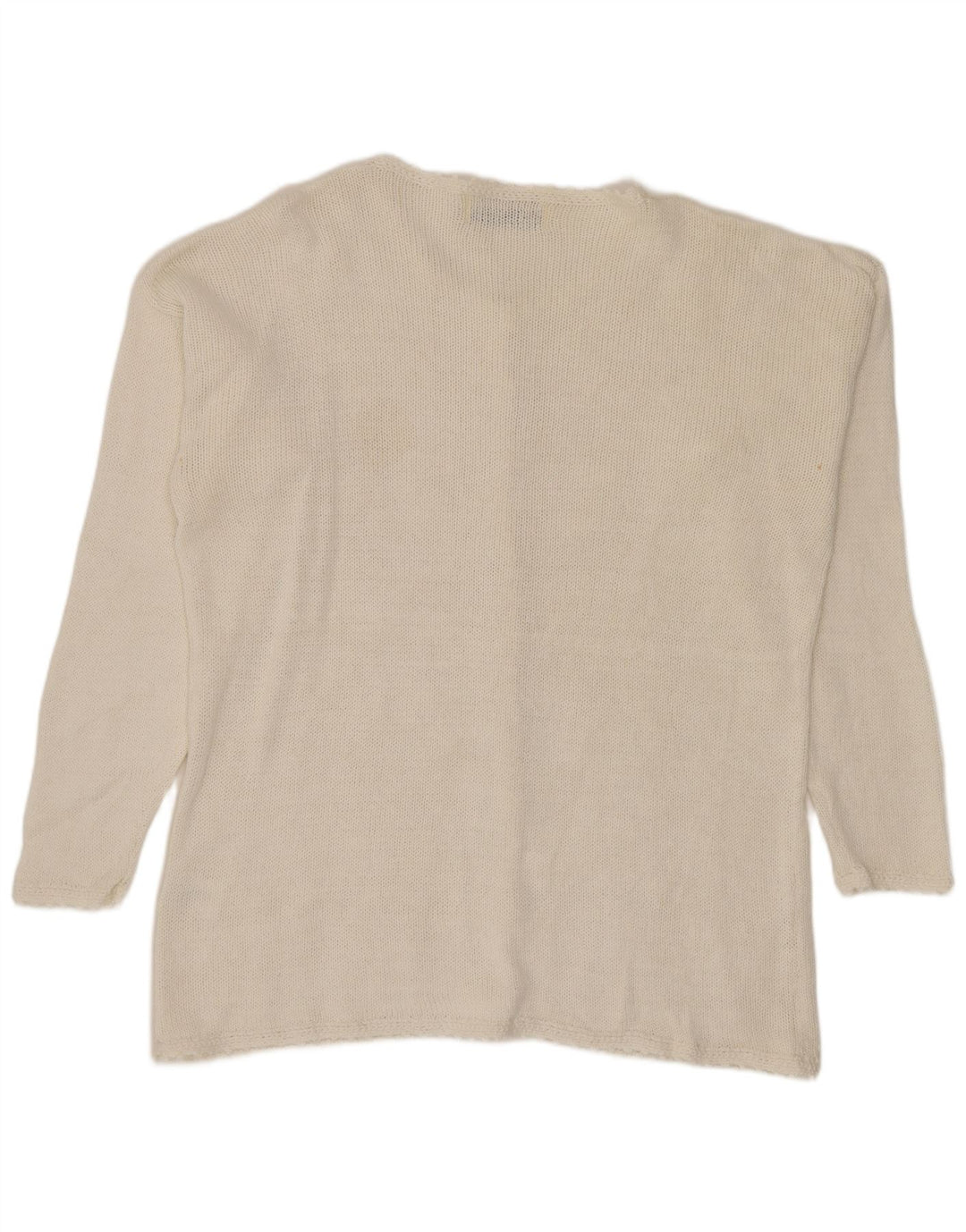 Maglione cardigan da donna Paramour Taglia unica Ramie floreale bianco
