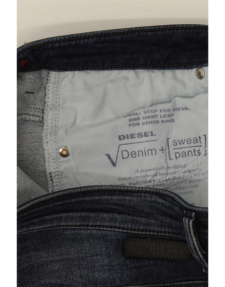Jeans slim corti da donna DIESEL W27 L24 cotone blu