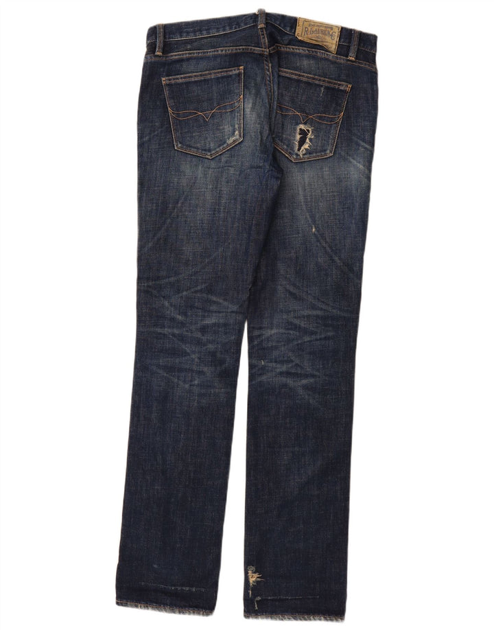 Jeans slim da donna Ralph Lauren W30 L34 Blu navy
