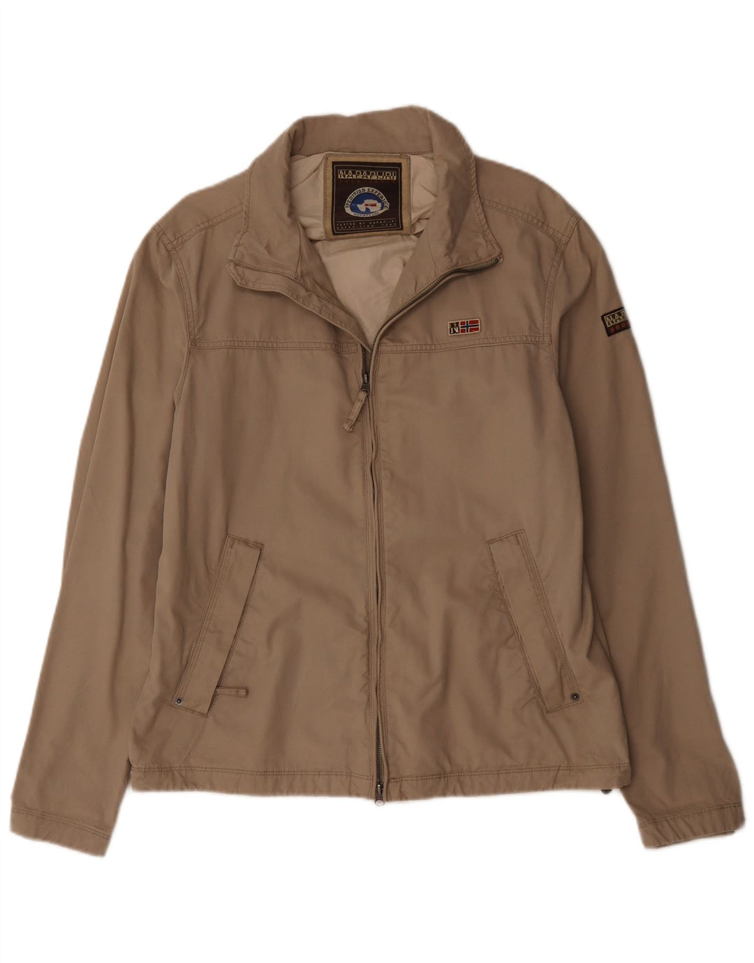 Giubbotto bomber da donna Napapijri UK 18 XL Cotone beige