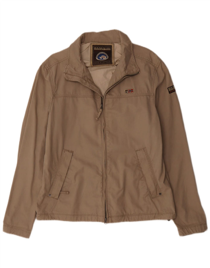 Giubbotto bomber da donna Napapijri UK 18 XL Cotone beige