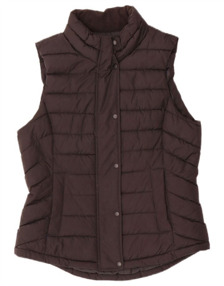 Gilet imbottito da donna GAP UK 10 piccolo poliestere nero