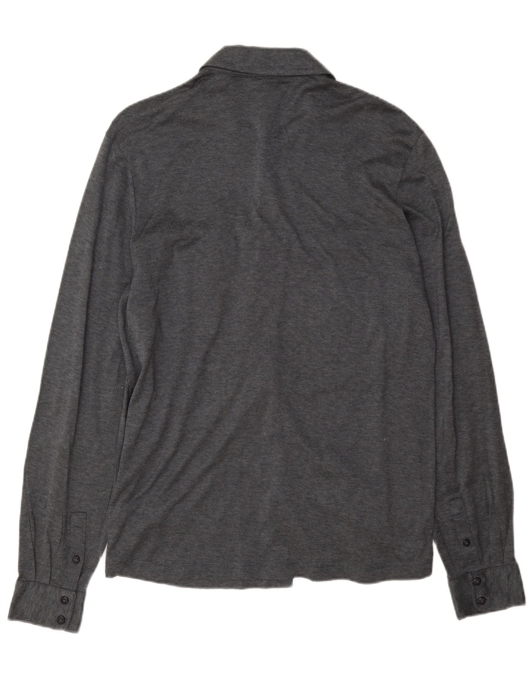 Camicia slim fit da uomo Hugo Boss grande in cotone grigio