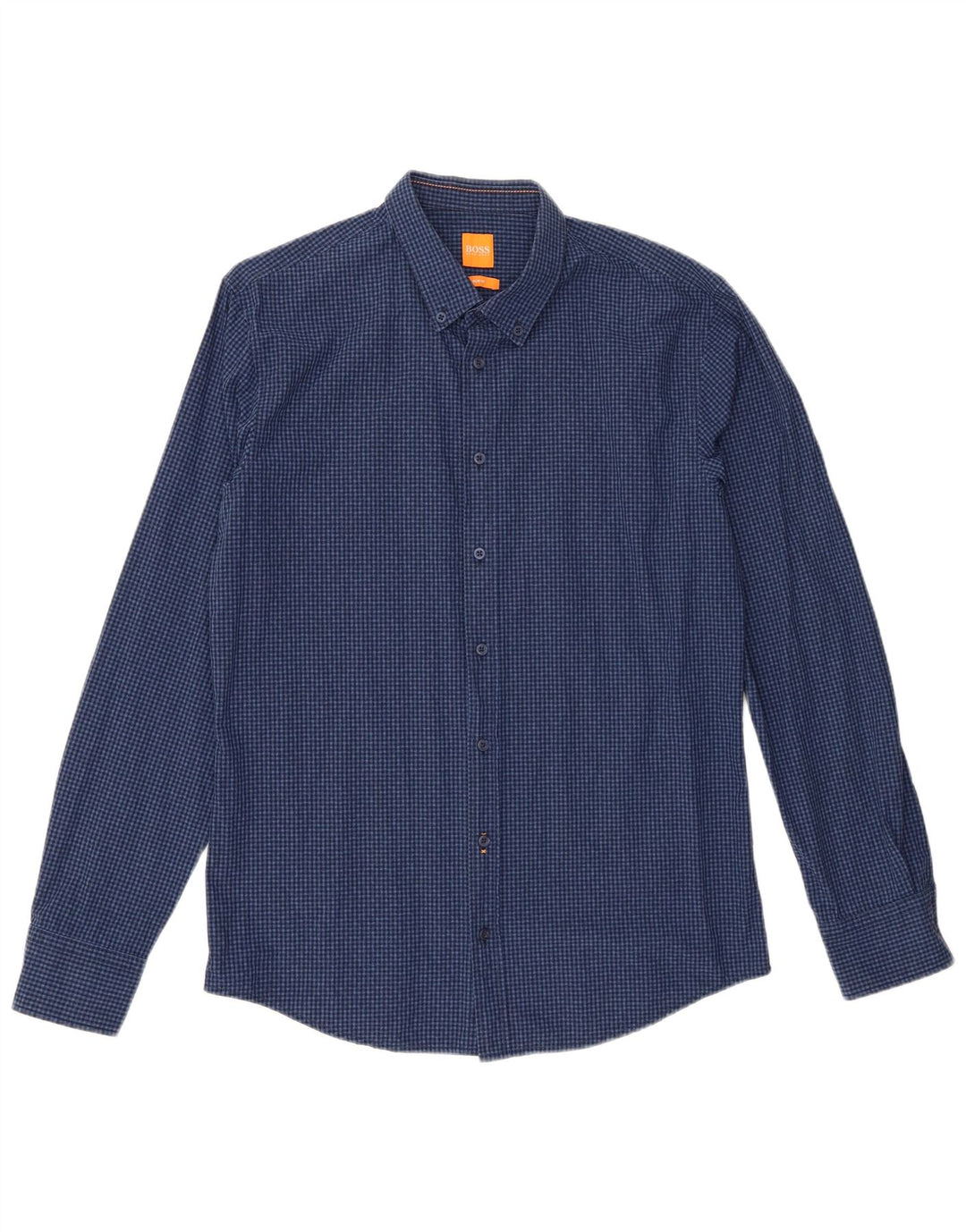 Camicia slim fit da uomo Hugo Boss grande a quadretti blu