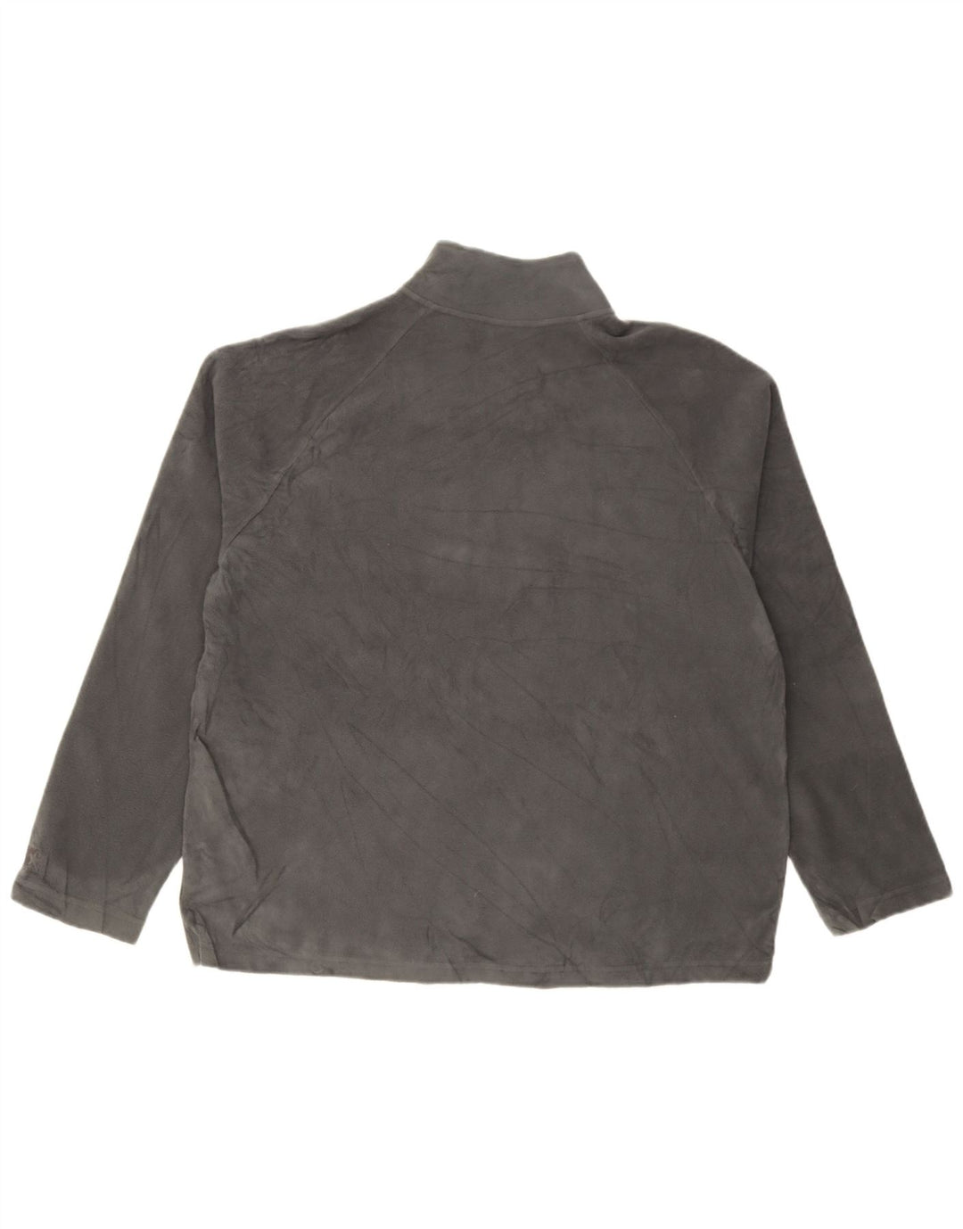 Maglione in pile da uomo Starter con zip e collo UK 42/44 Large Grigio Poliestere