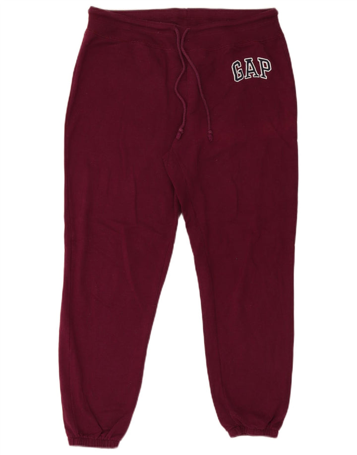 Gap Pantaloni da tuta da uomo con grafica Joggers Cotone medio bordeaux